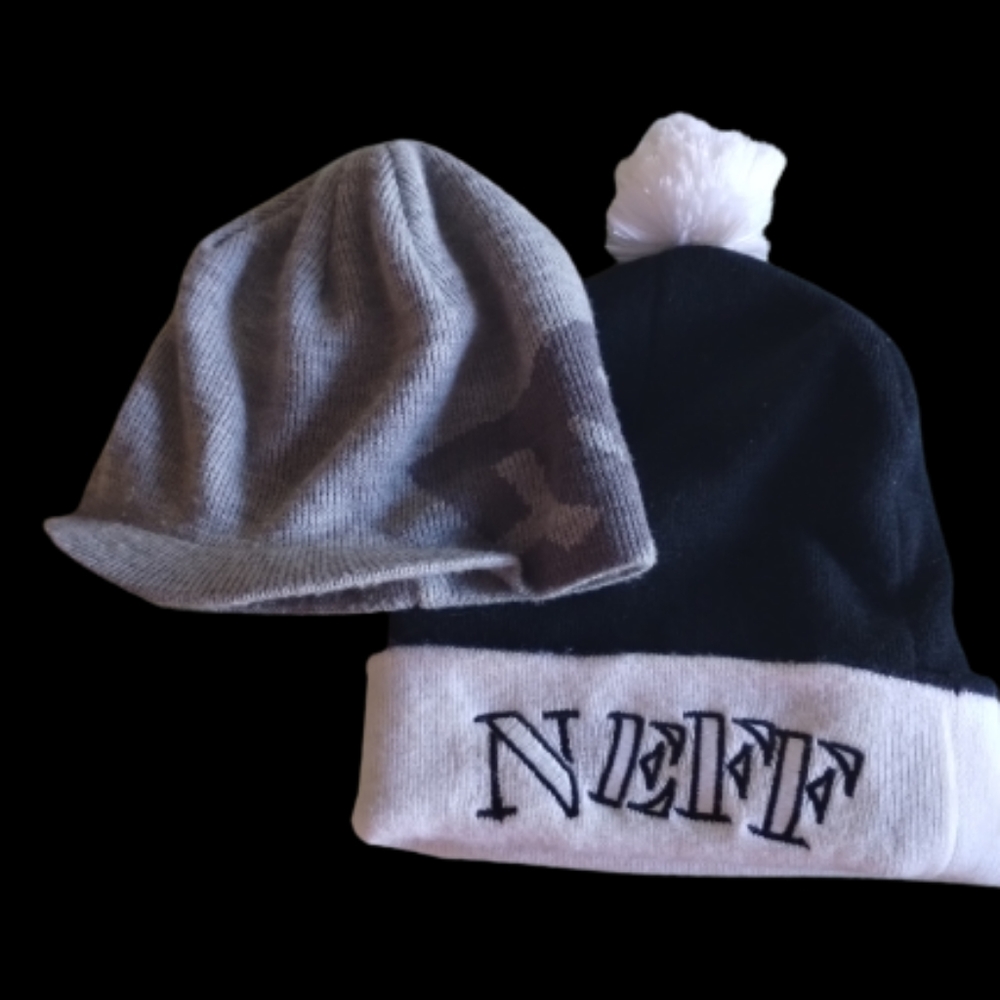 Neff & DC Beanie Hats Average Head Size